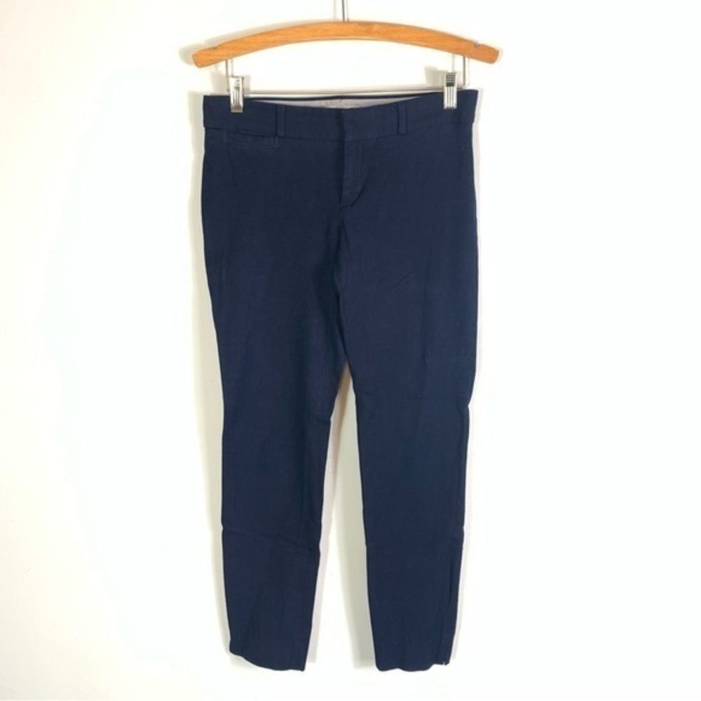Banana Republic Navy Sican Ankle Slacks Dress Pants Size 2L